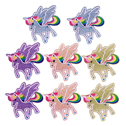 Beavorty 8 Stück Teiliges Glitzer Applikation Patch Hochwertige Stoffaufnäher für Kleidung Taschen Hüte Vielseitige DIY Dekoration mit Verschiedenen Mustern Beavorty 8 Stück Teiliges Glitzer Applikation Patch Hochwertige Stoffaufnäher für Kleidung Taschen Hüte Vielseitige DIY Dekoration mit Verschiedenen Mustern von Beavorty