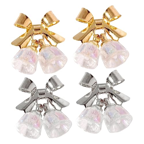 Beavorty 8 Teiliges Weihnachts Nagel Schmuckset und Silber Nail Charms Schleifen Anhänger für Diy Maniküre und Vielseitige Dekoration Beavorty 8 Teiliges Weihnachts Nagel Schmuckset und Silber Nail Charms Schleifen Anhänger für Diy Maniküre und Vielseitige Dekoration von Beavorty