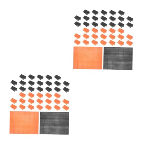 Beavorty 80 Stück Seidenpapier Ultra Dünn Recycelbares Bastelpapier Geschenkverpackung Schwarz Orange Diy Kreativpapier für Feiertage und Vielseitige Verpackungen von Beavorty