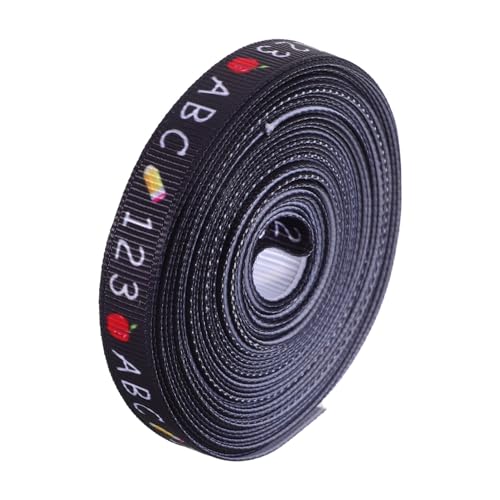 Beavorty Back To School Geschenkband Ripsband mit Bleistiftmuster Polyester Breit Verstärkte Kanten Robustes Schulanfang Dekoband für Schleifen und Basteln Beavorty Back To School Geschenkband Ripsband mit Bleistiftmuster Polyester Breit Verstärkte Kanten Robustes Schulanfang Dekoband für Schleifen und Basteln von Beavorty