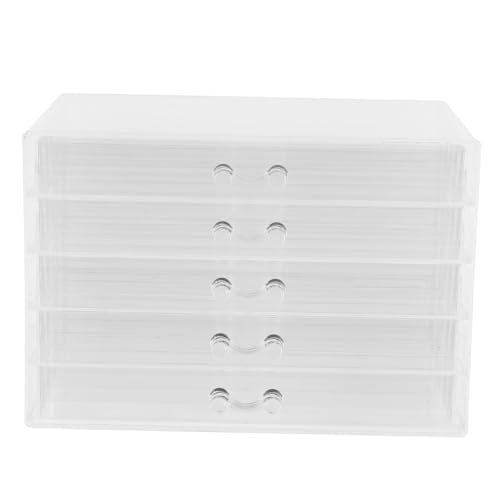 Beavorty Fächer Schmuck Aufbewahrungsbox mit Transparenten Schubladen Kettenhalter für Armbänder und Anhänger für Frauen und Mädchen Beavorty Fächer Schmuck Aufbewahrungsbox mit Transparenten Schubladen Kettenhalter für Armbänder und Anhänger für Frauen und Mädchen von Beavorty