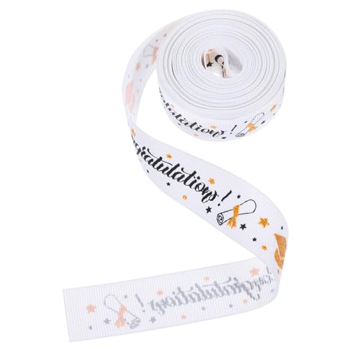 Beavorty Graduierungsband Satin Geschenkband Breit Reißfestes Dekoratives Geschenkverpackungsband für Diy Schleifen Bastelarbeiten Party und Abschlussfeierdekoration Beavorty Graduierungsband Satin Geschenkband Breit Reißfestes Dekoratives Geschenkverpackungsband für Diy Schleifen Bastelarbeiten Party und Abschlussfeierdekoration von Beavorty