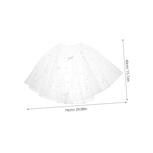 Beavorty Hochzeitsschals Und Tücher Mit Perlen Und Strasssteinen Brautkleidumhänge Für Damen Kleiderumhänge Und Brautkleidüberzüge Für Fotoshootings Und Formelle Veranstaltungen von Beavorty