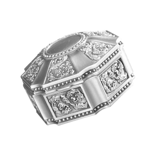 Beavorty Kasten Schmuckkästchen Lagerung Schmuckhalter Schmuckschatulle aus Zinklegierung Aufbewahrungsboxen für Schmuck Schmuckverpackungsboxen Aufbewahrungsbox für Schmuck Schmuckkoffer von Beavorty