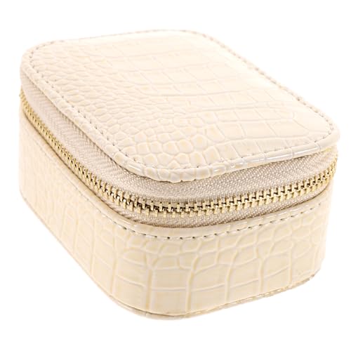Beavorty Kleine Schmuckschatulle aus PU für Damen Tragbare Reise Schmuckbox Kompakter Organizer für Ringe Armbänder Ohrringe und Halsketten Praktischer Schmuckaufbewahrungskoffer Beavorty Kleine Schmuckschatulle aus PU für Damen Tragbare Reise Schmuckbox Kompakter Organizer für Ringe Armbänder Ohrringe und Halsketten Praktischer Schmuckaufbewahrungskoffer von Beavorty