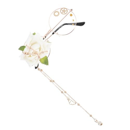 Beavorty Retro Steampunk Einseitige Brille mit Rosenkette Cosplay Zubehör für Partys Festivals Stilvolles Accessoire für Damen Herren Foto Requisite für Besondere Anlässe Beavorty Retro Steampunk Einseitige Brille mit Rosenkette Cosplay Zubehör für Partys Festivals Stilvolles Accessoire für Damen Herren Foto Requisite für Besondere Anlässe von Beavorty