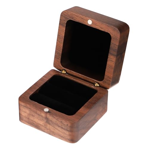 Beavorty Ringbox Holz für Verlobungsringe Tragbare Schmuckbox mit Magnetverschluss für Hochzeit und Kompakt und Praktisch für Ringe und Ohrringe Beavorty Ringbox Holz für Verlobungsringe Tragbare Schmuckbox mit Magnetverschluss für Hochzeit und Kompakt und Praktisch für Ringe und Ohrringe von Beavorty