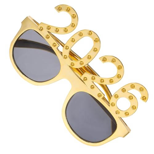 Beavorty Silvesterbrille Abschlussbrille 2026 Party Dekoration – Festival Bling Brille – Fotoautomaten Requisite Für Urlaubskostüm Outfit Beavorty Silvesterbrille Abschlussbrille 2026 Party Dekoration – Festival Bling Brille – Fotoautomaten Requisite Für Urlaubskostüm Outfit von Beavorty