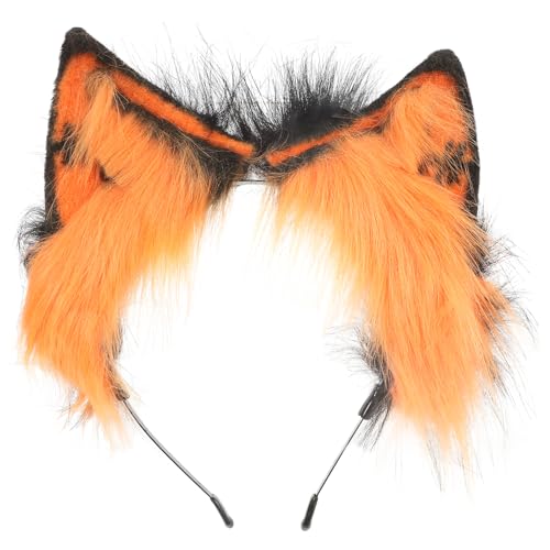 Beavorty Tierohren, Plüsch-Kopfschmuck, Plüschstoff, kleines Stirnband, multifunktional, Verschiedene Farben., 24x17cm Beavorty Tierohren, Plüsch-Kopfschmuck, Plüschstoff, kleines Stirnband, multifunktional, Verschiedene Farben., 24x17cm von Beavorty