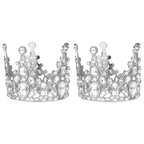 Beavorty Tortenaufsatz Aus Metall Krone Kuchenaufsatz für Hochzeit Geburtstag Party-dekoration Cupcake-krone Mini-größe für Babyparty 105 Mm Silber 2 Stück Beavorty Tortenaufsatz Aus Metall Krone Kuchenaufsatz für Hochzeit Geburtstag Party-dekoration Cupcake-krone Mini-größe für Babyparty 105 Mm Silber 2 Stück von Beavorty