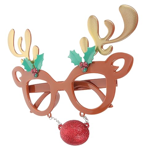 Beavorty Weihnachtsbrille Lustige Partybrille mit Weihnachtsmotiven für Erwachsene und Kreative Dekoration für und Partys Leichte und Bequeme Brille für Unvergessliche Beavorty Weihnachtsbrille Lustige Partybrille mit Weihnachtsmotiven für Erwachsene und Kreative Dekoration für und Partys Leichte und Bequeme Brille für Unvergessliche von Beavorty