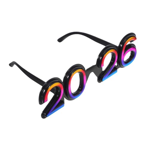 Beavorty Zahlenbrille – 2026 Glitzernde „Frohes Neues Jahr“ Sonnenbrille Neujahrs Partygeschenke Für Fotoautomaten Requisiten Und Halloween Partyzubehör Beavorty Zahlenbrille – 2026 Glitzernde „Frohes Neues Jahr“ Sonnenbrille Neujahrs Partygeschenke Für Fotoautomaten Requisiten Und Halloween Partyzubehör von Beavorty