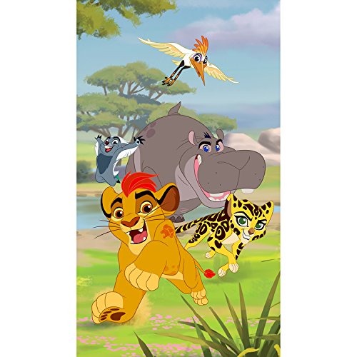 BebeGavroche Vorhang Blickdicht Größe L der König der Löwen in der Dschungel von Disney 140 cm x 245 cm von BebeGavroche