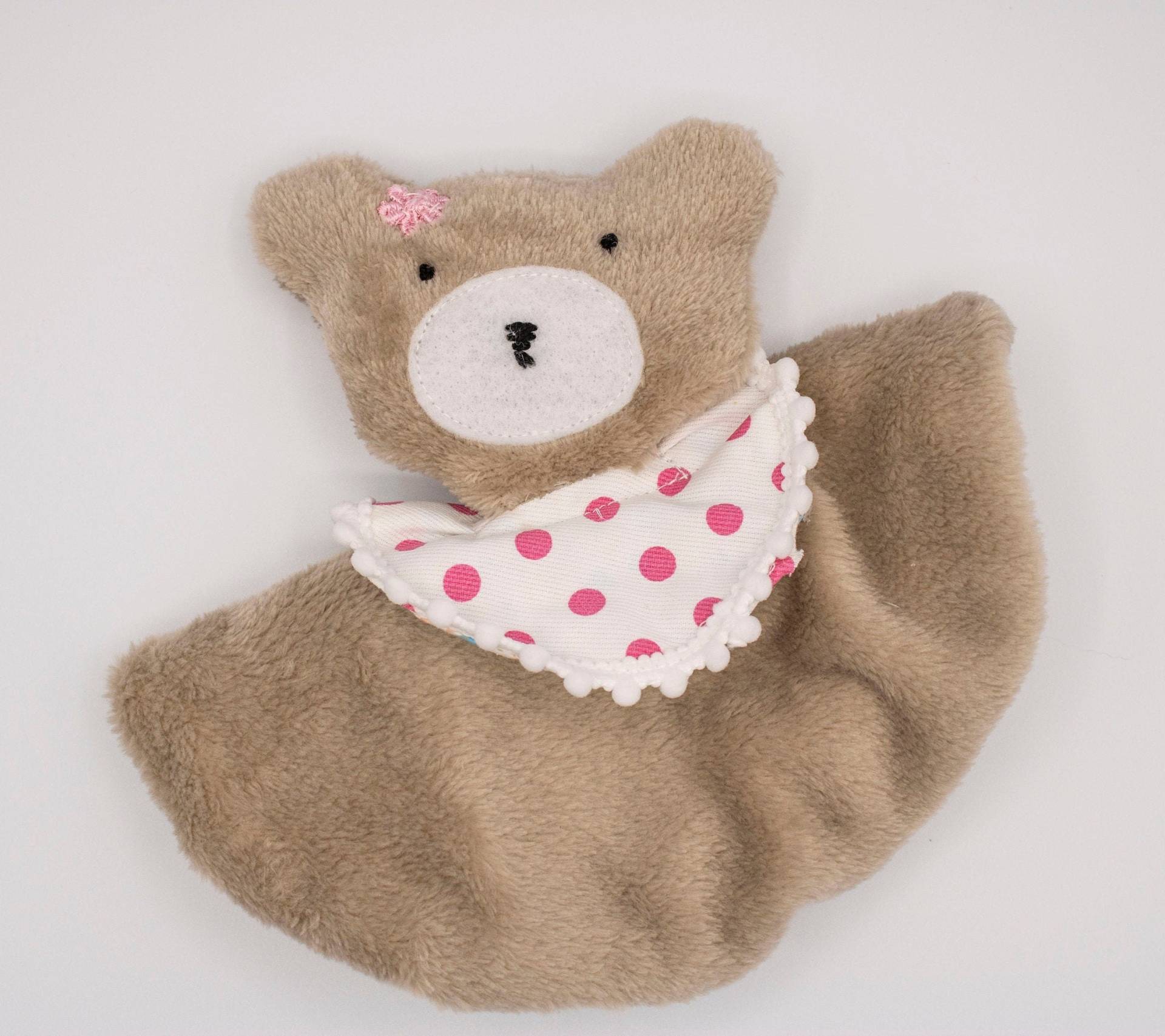 Kuscheltier - Bär Mädchen Süßes Babytier Plüschtier Neugeborenes Geschenk Baby Shower Sicheres Spielzeug von BebeMilaandCo