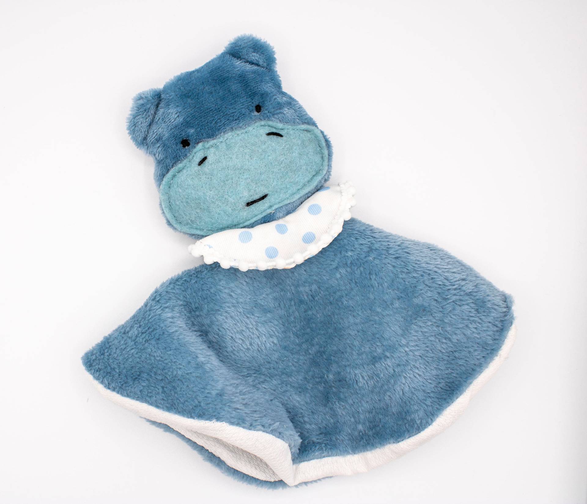 Personalisiertes Kuscheltier - Nilpferd Junge Süßes Babytier Kuscheln Schlafspielzeug Neugeborenes Geschenk Baby Shower Sicheres Spielzeug von BebeMilaandCo