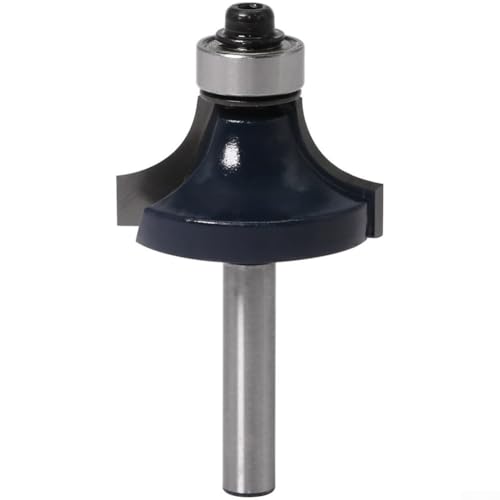 1/4-Zoll-Schaft Eckfräser mit Kugellager, geführter Fräser, Hartmetallspitzen, Fräswerkzeug für Holzbearbeitung, Sperrholz, Hartholz, Weichholzprojekte (NO3) von Bebykilemi