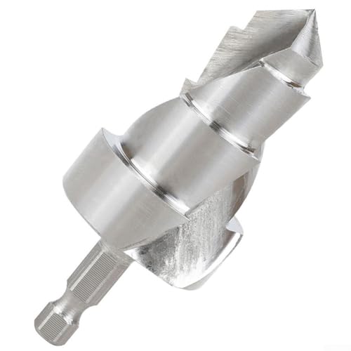 14,5–30,5 mm Sechskantschaftbohrer, Wasserrohr-Erweiterungswerkzeug für HSS-Stufenbohrer für Sanitär, PPR-Rohrstanzer mit elektrischer Bohrmaschine (zwei Nuten) von Bebykilemi