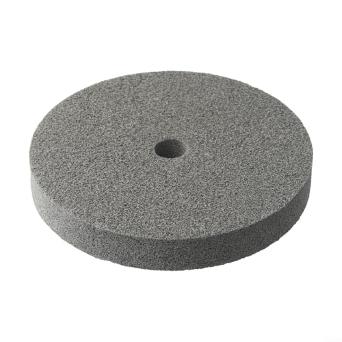 150 mm Siliziumkarbid-Schleifscheibe für Schleifmaschinen, Edelstahl, Metall, Holz, Kunststoff, Leiterplatte, Vliesscheibe (320#) von Bebykilemi