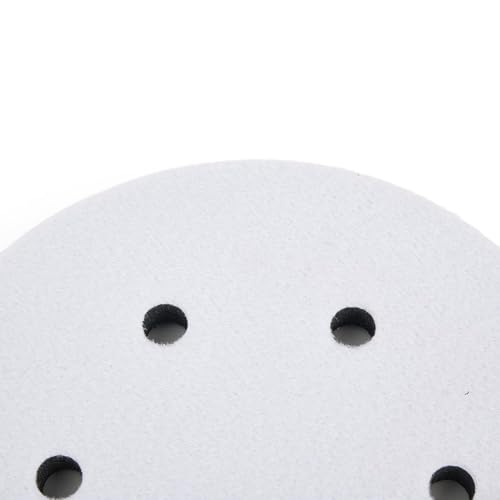 2 Stück 150 mm Schleifschnittstellenpads, weiches Schwammkissen mit 6 Löchern für Schwingschleifer, Klettschaumscheibe, Elektrowerkzeug-Zubehör 2 Stück 150 mm Schleifschnittstellenpads, weiches Schwammkissen mit 6 Löchern für Schwingschleifer, Klettschaumscheibe, Elektrowerkzeug-Zubehör von Bebykilemi