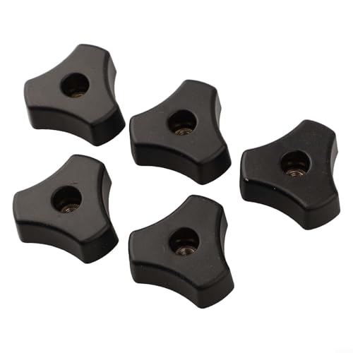 5 Stück M8-Gewinde T-Nut-Schrauben und Muttern für Holzbearbeitungswerkzeug, Vorrichtungen, Befestigungsmaterial mit Messingeinsatz für Frästischbohrmaschine (5 Stück M8-Mutter) von Bebykilemi