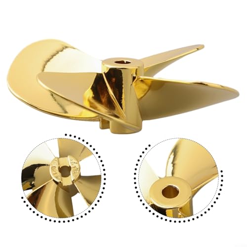 Bebykilemi Für RC Propeller für Marine ROV Metall 4 Flügel ideal für Bootsleistung (D60mm Linkshänder) von Bebykilemi