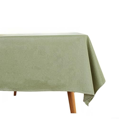 Bebykilemi Polyester-Tischdecke für Esszimmer, elegante Tischdekoration für verschiedene Anlässe (Grün) von Bebykilemi