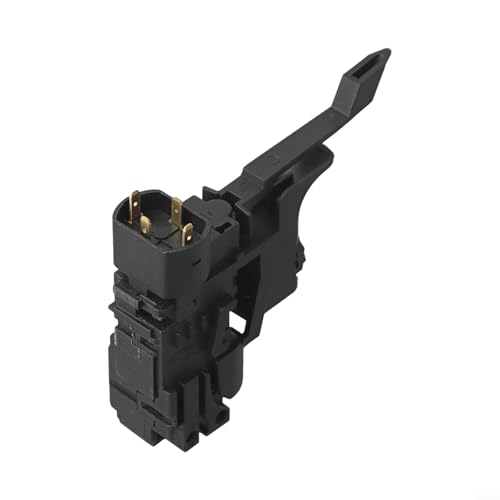 Drehzahlregelschalter für elektrische Bohrmaschine, 850 W, 220 V, 4 A, staubdicht, Druckknopfauslöser, Ersatzteil, schwarzer Kunststoff Drehzahlregelschalter für elektrische Bohrmaschine, 850 W, 220 V, 4 A, staubdicht, Druckknopfauslöser, Ersatzteil, schwarzer Kunststoff von Bebykilemi