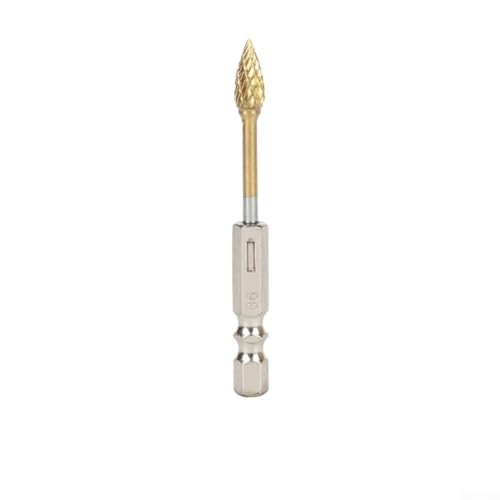 Hartmetall-Rotationswerkzeug-Bits, 1/4-Zoll-Schaft-Frässtift-Set für Metall, Holz, Stein, Entgraten, Gravieren, Schleifen, Schnellwechsel-Design (G) von Bebykilemi
