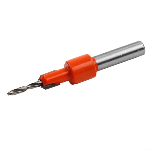 Kegelsenker-Bohrer-Set, hartlegierter Stahl, selbstschneidende Schraube, Kegel, Holzbearbeitungswerkzeug, 8 mm, 10 mm, runder Schaft, externe Kühlung (3,0 x 8 mm) von Bebykilemi