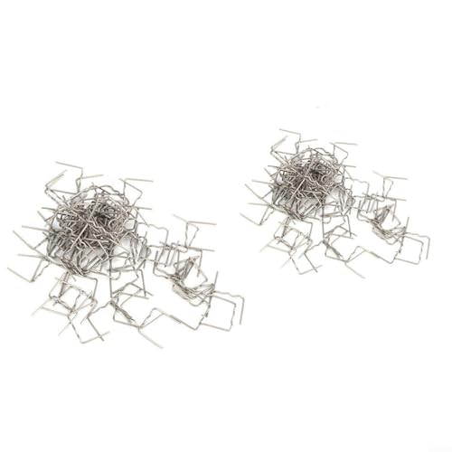 Kunststoff-Reparaturklammern, 0,6 mm, 0,8 mm, Edelstahl, flach, Heißhefter für Auto, Stoßstange, Risse, Schweißen, Karosserie, Schweißer, Werkzeug-Set, 200 Stück Kunststoff-Reparaturklammern, 0,6 mm, 0,8 mm, Edelstahl, flach, Heißhefter für Auto, Stoßstange, Risse, Schweißen, Karosserie, Schweißer, Werkzeug-Set, 200 Stück von Bebykilemi