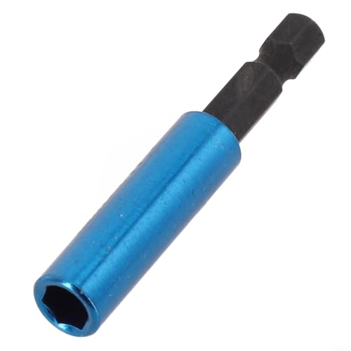 Magnetische Bit-Verlängerungsstange, 1/4-Zoll-Sechskantschaft, Schraubendreherhalter für Bohrmaschinen, Elektrowerkzeuge, 60 mm, 100 mm, 150 mm, Chrom-Vanadium-Stahl (60 mm) von Bebykilemi