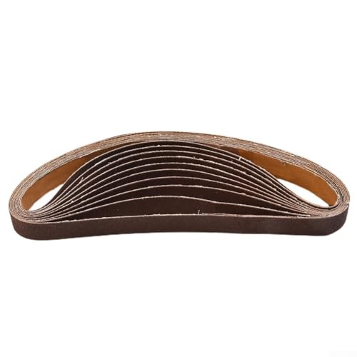 Schmale Schleifbänder, 15 x 452 mm, Körnung 60–600, für M10-Adapter, Poliermaschine, Metallurgie, Maschinen, Schiffbau, 10 Stück Schmale Schleifbänder, 15 x 452 mm, Körnung 60–600, für M10-Adapter, Poliermaschine, Metallurgie, Maschinen, Schiffbau, 10 Stück von Bebykilemi