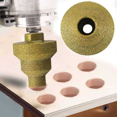 Stufenbohrer-Set, 20–35–50 mm, gerader Nutfräser für Metall, Holz, Aluminium, Lochschneidewerkzeuge, Sechskantgriff, Verlängerungsstange (B) von Bebykilemi