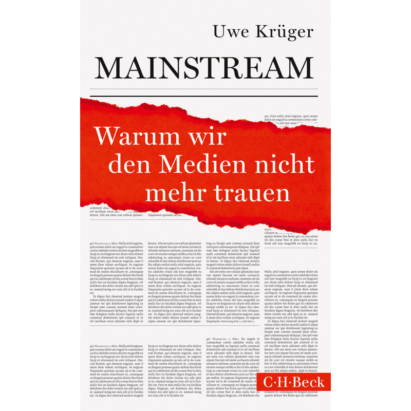Mainstream. Uwe Krüger - Buch von Beck