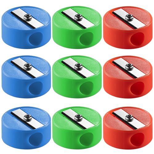 Bedwina Bleistiftspitzer in Großpackung – 9 Stück Mini-Bleistiftspitzer im Taschenformat, Anleitung für Kinder, Kunststoff und bunt, für Partygeschenke, Geschenktüten, Klassenzimmerpreise, Schulbedarf Bedwina Bleistiftspitzer in Großpackung – 9 Stück Mini-Bleistiftspitzer im Taschenformat, Anleitung für Kinder, Kunststoff und bunt, für Partygeschenke, Geschenktüten, Klassenzimmerpreise, Schulbedarf von Bedwina