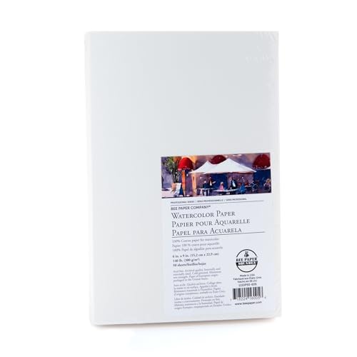 Bee Paper Company Aquarellpapier, 100% Baumwolle, 91,4 cm x 4,5 m Rolle Bee Paper Company Aquarellpapier, 100% Baumwolle, 91,4 cm x 4,5 m Rolle von Bee Paper Company