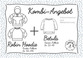 Kombi-Angebot: "ROBIN Hoodie" + "BETULA" von Fabelwald