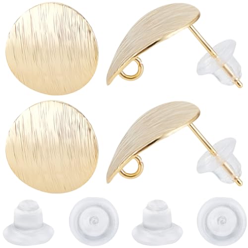 Beebecraft 1 Box Mit 20 Ohrstecker Zubehörteilen Mit Schlaufe 18 Karat Vergoldete Flache Runde Ohrstecker Mit 20 Kunststoff Ohrmuttern Für Schmuckherstellungsbedarf Heimwerkerbedarf Beebecraft 1 Box Mit 20 Ohrstecker Zubehörteilen Mit Schlaufe 18 Karat Vergoldete Flache Runde Ohrstecker Mit 20 Kunststoff Ohrmuttern Für Schmuckherstellungsbedarf Heimwerkerbedarf von Beebeecraft