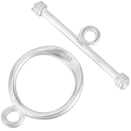 Beebeecart 1 Box 2 Sets Silberne Knebelverschlüsse T Stab Verschluss Halskette 925 runde IQ Schmuckverschlüsse Aus Sterlingsilber Schnalle Zur Schmuckherstellung Anhänger Armbänder Halsketten Ohrringe Beebeecart 1 Box 2 Sets Silberne Knebelverschlüsse T Stab Verschluss Halskette 925 runde IQ Schmuckverschlüsse Aus Sterlingsilber Schnalle Zur Schmuckherstellung Anhänger Armbänder Halsketten Ohrringe von Beebeecraft