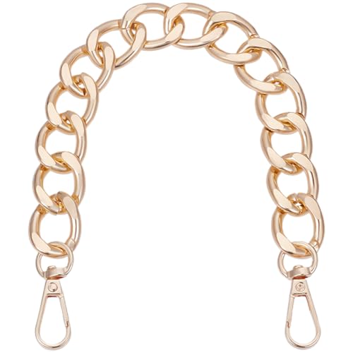Beebeecart 3 Stück Geldbörsengurt Verlängerung 11.8(1) cm Goldfarbene Taschenverlängerungskette Flache Bordsteinkante Metall Schulter Crossbody Gurt Ersatzgriff Mit Drehverschlüssen Für Die von Beebeecraft