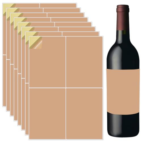 Beebeecraf 20 Stück Blanko Weinetiketten 14.8x10.5cm Selbstklebende Weinflaschenetiketten Individu Weinetikettenaufkleber Für Wein Hochzeit Verlobung Jahrestag Cocktailparty Beebeecraf 20 Stück Blanko Weinetiketten 14.8x10.5cm Selbstklebende Weinflaschenetiketten Individu Weinetikettenaufkleber Für Wein Hochzeit Verlobung Jahrestag Cocktailparty von Beebeecraft