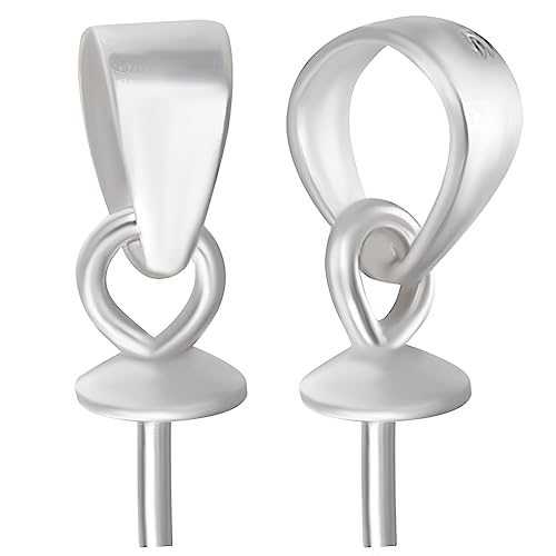 Beebeecraft 1 Box 10 Klammerbügel 925 Ösennadeln Aus Sterlingsilber Perlenbecher Charm Verbindungs stücke Perlenzubehör Für Die DIY Geburtstags schmuckherstellung Beebeecraft 1 Box 10 Klammerbügel 925 Ösennadeln Aus Sterlingsilber Perlenbecher Charm Verbindungs stücke Perlenzubehör Für Die DIY Geburtstags schmuckherstellung von Beebeecraft
