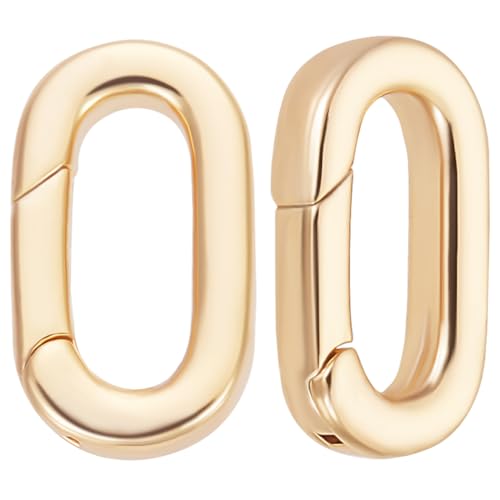 Beebeecraft 1 Box 10 Stück Kleiner Goldener Karabinerverschluss Echte 18 Karat Vergoldete Messingverschlüsse Feder Ovaler Ringverstärker Verbindungsstück Verschluss Clip Anhängerverschlüsse Für Die Beebeecraft 1 Box 10 Stück Kleiner Goldener Karabinerverschluss Echte 18 Karat Vergoldete Messingverschlüsse Feder Ovaler Ringverstärker Verbindungsstück Verschluss Clip Anhängerverschlüsse Für Die von Beebeecraft