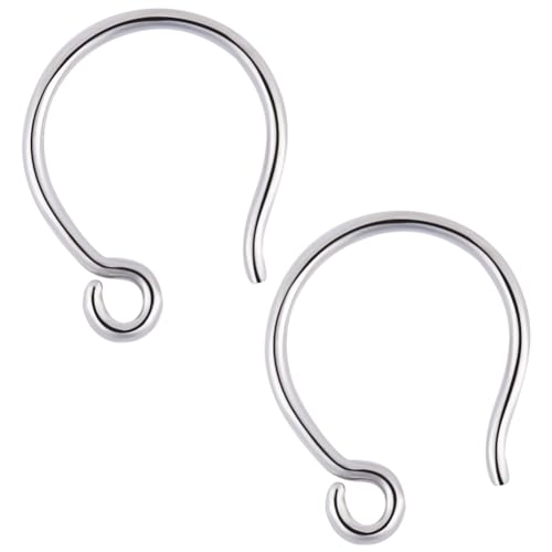 Beebeecraft 1 Box 10 Stück Ohrhaken Aus Sterlingsilber Französische Ohrringhaken Mit Schlaufe Baumelnde Fischhaken Für Die Herstellung von Ohrringen Und Schmuck Beebeecraft 1 Box 10 Stück Ohrhaken Aus Sterlingsilber Französische Ohrringhaken Mit Schlaufe Baumelnde Fischhaken Für Die Herstellung von Ohrringen Und Schmuck von Beebeecraft