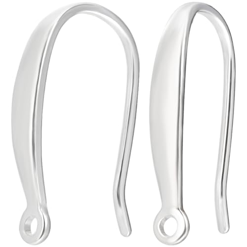 Beebeecraft 1 Box 10 Stück Ohrhaken Aus Sterlingsilber Französische Ohrringhaken Mit Schlaufe Baumelnde Fischhaken Für Die Herstellung von Ohrringen Und Schmuck Beebeecraft 1 Box 10 Stück Ohrhaken Aus Sterlingsilber Französische Ohrringhaken Mit Schlaufe Baumelnde Fischhaken Für Die Herstellung von Ohrringen Und Schmuck von Beebeecraft