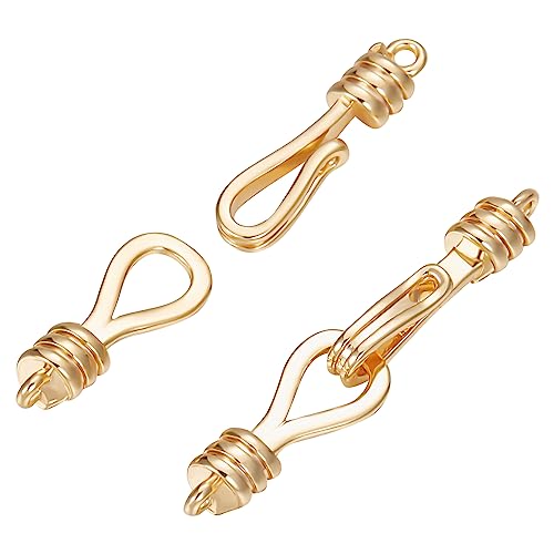 Beebeecraft 1 Box 10 Stück S Hakenverschlüsse 18 Karat Vergoldet S Förmige Hakenverbinder Drahtaufhänger Zubehör Für Die Herstellung von DIY Schmuck Halsketten Armbändern Beebeecraft 1 Box 10 Stück S Hakenverschlüsse 18 Karat Vergoldet S Förmige Hakenverbinder Drahtaufhänger Zubehör Für Die Herstellung von DIY Schmuck Halsketten Armbändern von Beebeecraft