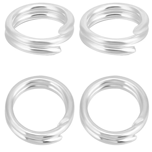Beebeecraft 1 Box 10 geteilten Biegeringen 925 kleine Runde Offene Biegeringe Aus Sterlingsilber Mit Doppelschlaufe Verbindungsstücke Für Die Schmuckherstellung Halsketten Armbänder Ohrringe Beebeecraft 1 Box 10 geteilten Biegeringen 925 kleine Runde Offene Biegeringe Aus Sterlingsilber Mit Doppelschlaufe Verbindungsstücke Für Die Schmuckherstellung Halsketten Armbänder Ohrringe von Beebeecraft
