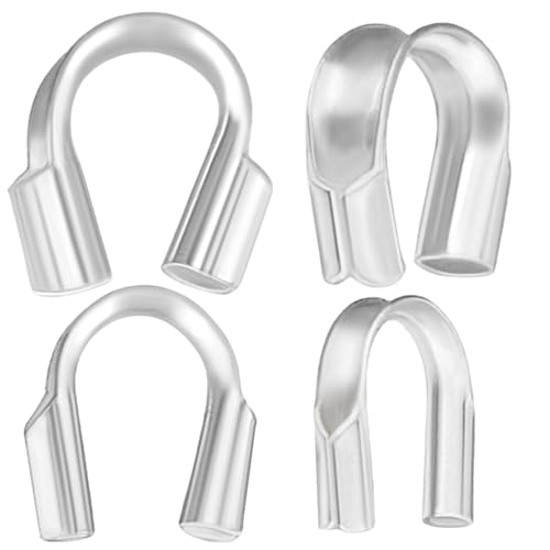 Beebeecraft 1 Box 20 Stück 0.6mm Drahtschutz 925 Stück Sterlingsilber U Förmiger Drahtschutz Kleiner Kabelschutz Fadenschlaufen Für Ohrringe Halsketten Armbänder Anhänger Schmuckherstellung Basteln Beebeecraft 1 Box 20 Stück 0.6mm Drahtschutz 925 Stück Sterlingsilber U Förmiger Drahtschutz Kleiner Kabelschutz Fadenschlaufen Für Ohrringe Halsketten Armbänder Anhänger Schmuckherstellung Basteln von Beebeecraft