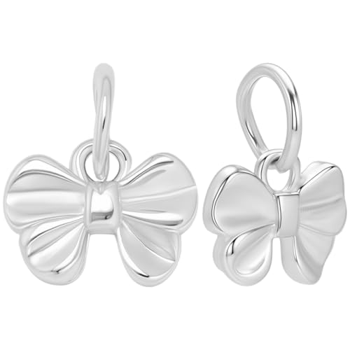 Beebeecraft 1 Box 3 Stück Mini Schleifenanhänger Aus Sterlingsilber Fliege Rhodinierter Schleifenknoten Anhänger Mit Stempel Und Biegeringen Zur Schmuckherstellung Ohrringe Halsketten Armbänder Beebeecraft 1 Box 3 Stück Mini Schleifenanhänger Aus Sterlingsilber Fliege Rhodinierter Schleifenknoten Anhänger Mit Stempel Und Biegeringen Zur Schmuckherstellung Ohrringe Halsketten Armbänder von Beebeecraft