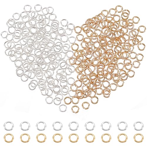 Beebeecraft 1 Box 300 Stück 2 Größen Einzelschlaufen-Biegeringe Messing offene kleine Kreisrahmen Schlüsselanhänger Verbindungsringe für Armband Halskette Schmuckherstellung Beebeecraft 1 Box 300 Stück 2 Größen Einzelschlaufen-Biegeringe Messing offene kleine Kreisrahmen Schlüsselanhänger Verbindungsringe für Armband Halskette Schmuckherstellung von Beebeecraft